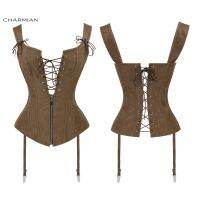 Clarissali Charmian Size Bustier With Garters Steampunk Clothing