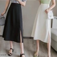 Váy thiết kế,chân váy chữ a xẻ tà Ulzzang Hàn Quốc xinh đẹp quyến rũ thumbnail