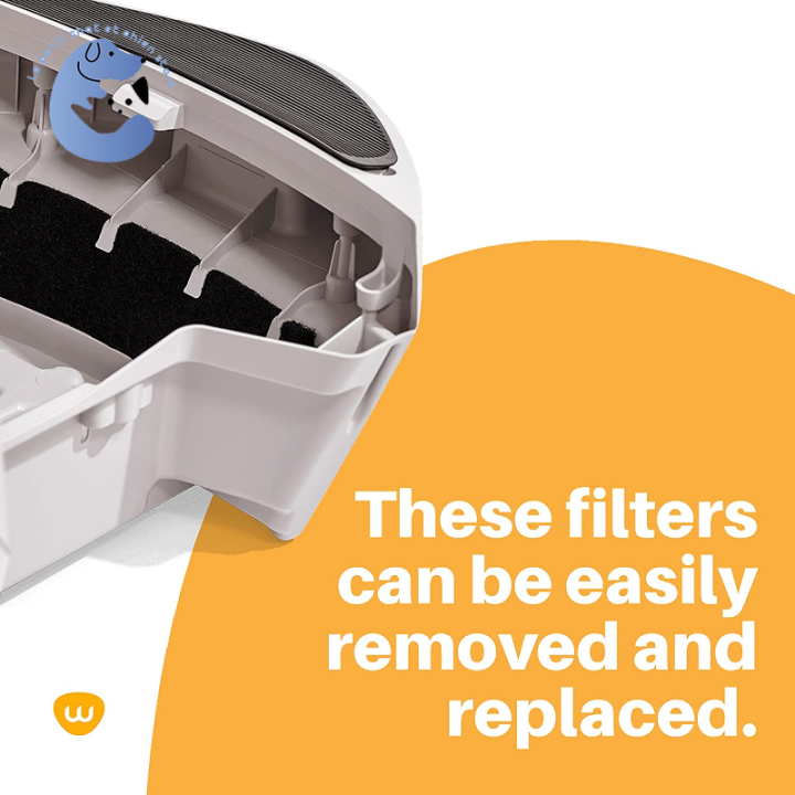 LitterRobot Carbon Filters 6Pack Litter Filter เหมาะสำหรับหุ่นยนต์