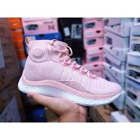 2023 Hot Sale Original✅ UA* Curry- 4 Flow- R High Mens Salmon PinkWhite Fashion Basketball Shoes [Free Shipping] {Limited Time Offer}