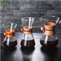 Stainless Steel Filter Pot Resistant Glass Maker Coffee Pot 400ml 600ml 800ml Espresso Coffe Machine tea water Pot set