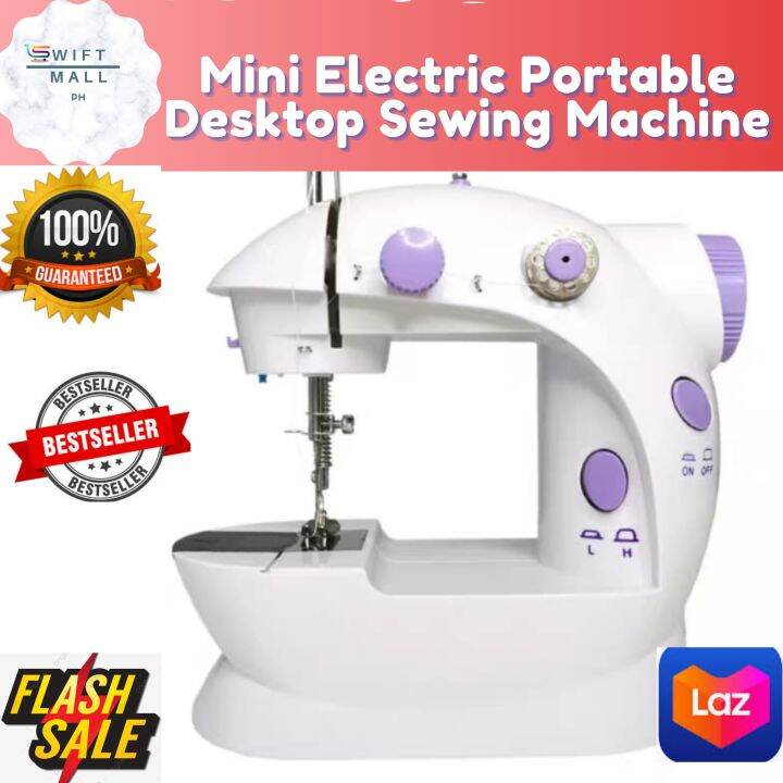 SwiftMall Mini Electric Portable Desktop Sewing Machine Hand held