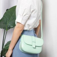 Bag Womens Bag New 2023 Crossbody Semi-Circular Saddle Bag Korean Simple Lady Simple Shoulder Bag Cross-Border