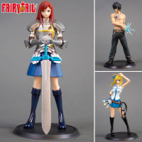 Model โมเดล Figure ฟิกเกอร์ Fairy Tail แฟรี่เทล ศึกจอมเวทอภินิหาร Natsu Dragneel นัตสึ ดรากูนีล Lucy Heartfilia ลูซี่ ฮาร์ทฟิเลีย Gray Fullbuster เกรย์ ฟูลบัสเตอร์ Erza Scarlet เอลซ่า สการ์เล็ต 4pcs/Set 1 ชุดมี 4 ชิ้น Ver อนิเมะ คอลเลกชัน New Collection