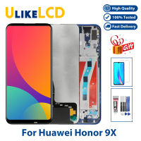 6.59 สำหรับ Huawei Honor 9X Global Premium จอแสดงผล LCD Touch Screen Digitizer Assembly กรอบ STK-LX1 Lcd