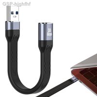 Hjghfhf USB C ประเภทการถ่ายโอนข้อมูลตัวผู้เป็นอะแดปเตอร์ตัวเมียรองรับ10Gbps สำหรับ