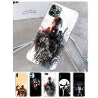 T-153 Punisher โปร่งใส อ่อนนุ่ม ซิลิโคน TPU เคสโทรศัพท์ หรับ iPhone 13 14 G9 Moto 12 G8 Play Mini SE Power Max Plus Pro