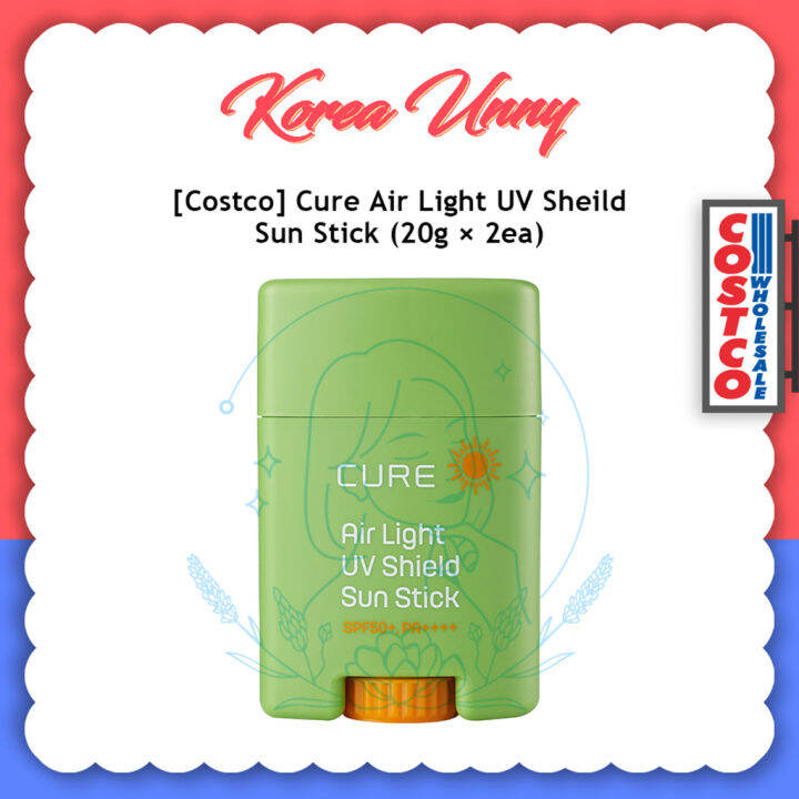 [Costco] Cure UV Sheild Sunstick 20g X 2, SPF50+, PA++++ Lazada