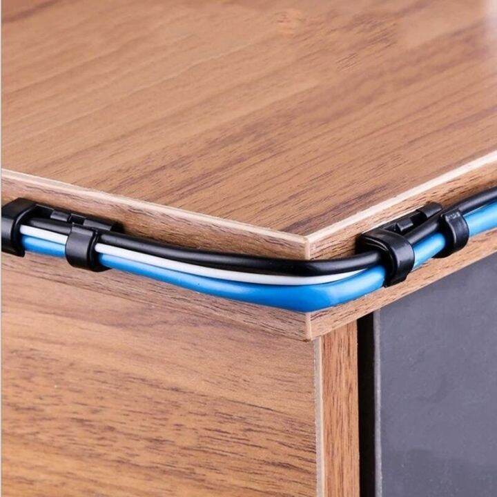 [Aile Electronics] 20pcs Cable Organizer Clips Management ABS Wire Cord