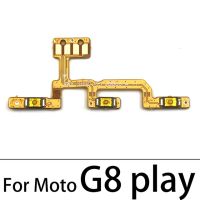 คีย์ด้านข้างปุ่มสายเคเบิ้ลยืดหยุ่นสำหรับ Motorola Moto G6 G5 G7 G8เล่น G9 Plus Power Lite Power Volume Flex Cable อะไหล่ซ่อมสายเคเบิล