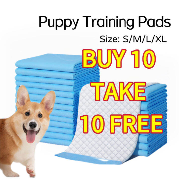 【BUY 10 TAKE 10】Pet Pad Dog Pee Training Pad Cat Pee Pad Pet Wee Pee Poop Training Pad Lazada PH