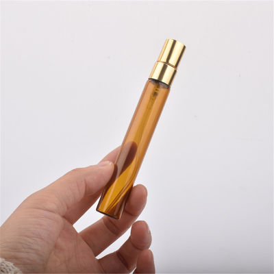 10ml Aluminum Container Travel Half Cover Empty Bottles With Bottle Perfume Amber