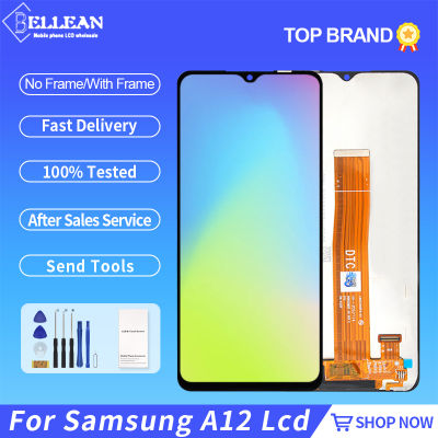 6.5นิ้วจอแสดงผล A12สำหรับ Samsung Galaxy A125 LCD Touch Panel หน้าจอแก้ว Digitizer A125F assemblybly พร้อมกรอบจัดส่งฟรี