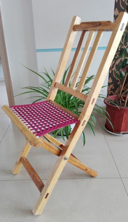 portable-folding-stool-fishing-stool-with-backrest-camp-chair-solid-wood-shandong-aniseed-locust-wood-outdoor-chair