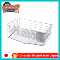 【จัดส่งตรงจากญี่ปุ่น】Shimomura Enterprises 41496 Tsubame Sanjo Dish Rack สำหรับ5-6คน,สแตนเลส,พร้อมที่ใส่ช้อนส้อม,Made In Japan Top แบรนด์ญี่ปุ่นกลางแจ้ง,สินค้าค่าย,สินค้าบาร์บีคิว,สินค้าสำหรับกิจกรรมกลางแจ้ง Ite กลางแจ้งคุณภาพสูง