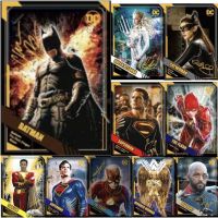 【LZ】LMLLK SHOP 2023 New DC Marvel Cards DC Signature Card Anime Bronzing Flash Gold Card with Magnetic Card Brick Movie Peripherals Toy Gift