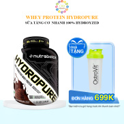 Sữa Tăng Cơ 100% Hydrolyzed Whey Protein Cao Cấp Nutrabolics HYDROPURE