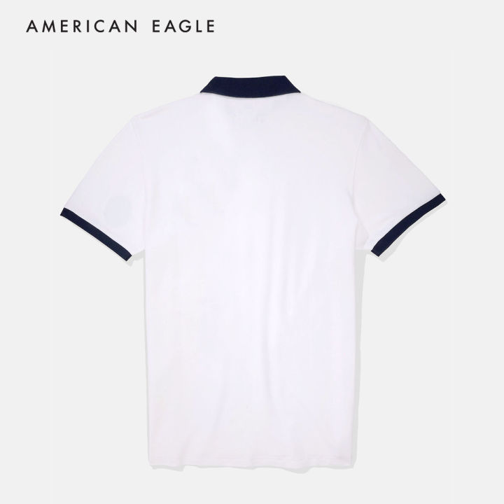 american-eagle-pique-polo-shirt-เสื้อโปโล-ผู้ชาย-nmpo-017-3081-100