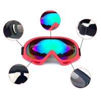 Outdoor Ski Goggles Windproof Dustproof Glasses Winter Snow Sports Skiing Snowboard Anti-fog Goggles UV400 Sunglasses Eyewear