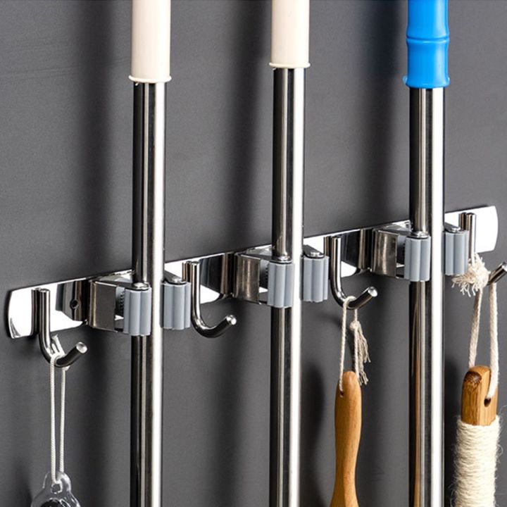 handy-heavy-duty-broom-holder-clip-mop-organizer-wall-mount-hook-stainless-steel-storage-space-saving-multifunctional-hanger