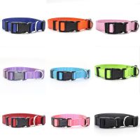 Adjustable Pet Collars Nylon Puppy Kitten Collar Strong And Durable Neck Band Suitable For Small And Medium Dogs And Cats Leashes