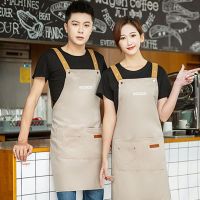 Apron household kitchen cooking food waterproof and oil on the new uniform female dustproof prevent dirty 2022 dedicated to work