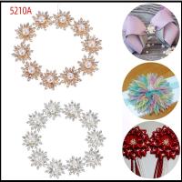 5210A 10PCS 16MM หัตถกรรม เครื่องประดับกิ๊บ Flatback ปุ่ม Rhinestone ปุ่มเกล็ดหิมะ หัวเข็มขัดไข่มุก ตัดเย็บเสื้อผ้า