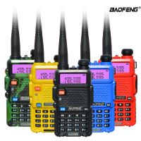 วิทยุสื่อสารแบบพกพาสถานีวิทยุ FM Baofeng 5R UV CB Ham แบบสองทาง VHF พลังสูง5W UV-5R ระยะยาว J46นักล่าสัตว์