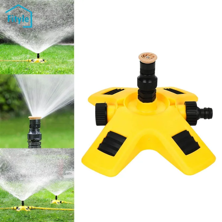 Fityle Automatic Rotating Lawn Sprinkler, Fast and Stable Connection