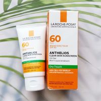 ลา โรช โพเซ่ ครีมกันแดดสำหรับผิวหน้า Anthelios Clear Skin Dry Touch Broad Spectrum SPF 60, 50mL (La Roche-Posay®)