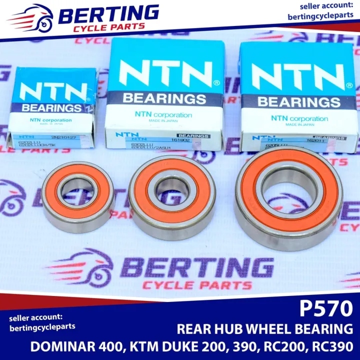 NTN 6202 6302 6205 REAR WHEEL HUB BEARING Dominar 400 KTM Duke 200 390