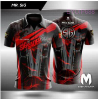 Summer (Free custom name and pattern)CUSTOM JERSEY - JERSEY SHOOTER SIG - SIG SAUER - JERSEY MENEMBAK 003 fashion polo shirt