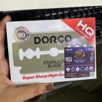 (แพ็คปกติ) ใบมีดโกน 2 คม Dorco Stainless Blade ตราดอร์โก้ ดองโก้ แบบ (100ใบมีด)