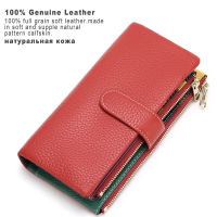 XDBOLO New Design Wallet Women Leather Phone Pocket Wallets Woman Genuine Leather Womens Purses Card Holder Clutch Wallet