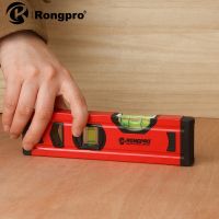 Rongpro 20cm Portable Spirit Level High Precision Aluminum Construction Leveling Tool Measurement Bubble Level Gauge