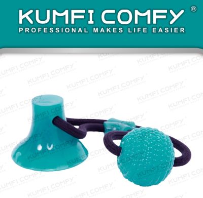 ลูกบอลกัดเล่นยึดติดพื้น ของเล่นสุนัข  Chew Suction Ball with Rope - Kumfi Comfy จากตัวแทนจำหน่ายอย่างเป็นทางการ