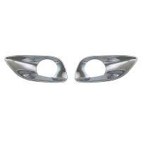 Car ABS Chrome Front Fog Light Lamp Cover Trim Decoration for Toyota Vios 2008-2013