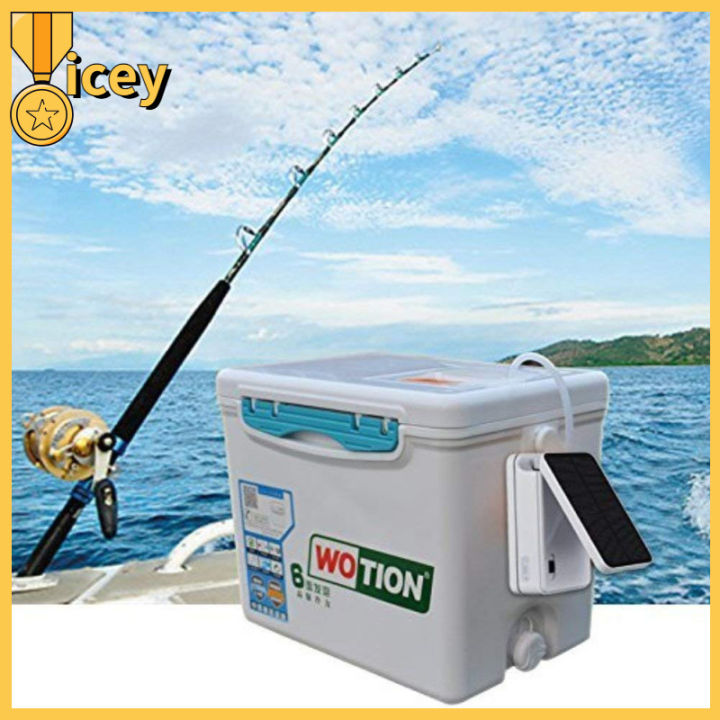 iceyhome-เครื่องเติมออกซิเจนปั๊มออกซิเจนพลังงานแสงอาทิตย์-เครื่องฟอกอากาศสำหรับตู้ปลาแท็งก์ปลาตกปลากลางแจ้ง