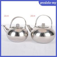 Stainless Steel Tea Pot with Removeable Infuser Non Drip Spout Teapot Silver