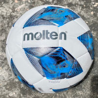 s10 ลูกฟุตบอล ลูกบอล Molten F5A3555-K เบอร์5 ลูกฟุตบอลหนัง PU หนังเย็บ ของแท้ 100% ใช้แข่งขัน FIFA Pro รองรับ [ของแท้ 100%]