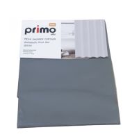 houseshop216-Primo ผ้าม่านห้องน้ำ PEVA รุ่น DF010 ขนาด 180x180 ซม. สีเทา การันตีถูกที่สุด