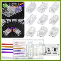 VVFF 10ชิ้นคุณภาพสูงอะแดปเตอร์นำน้ำ5V 12V 24V RGB แถบขยาย LED ไฟ LED หัวต่อคอมพิวเตอร์ลวดเชื่อมต่อ