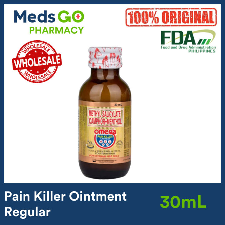 OMEGA PAIN KILLER Liniment 30mL Lazada PH