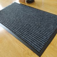 【CC】▼❆◙  Heavy Striped Floor Door Mats Entryway Outdoor Indoor Entrance Doormat Low Profile Anti-Skid Rubber Back