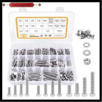 CHENKONGMUCW 480PCS 304สแตนเลสสตีล สลักเกลียวเมตริก 13ขนาดทั่วไป M4 M5 M6 Bolt NUTS washers Assortment KIT การจัดประเภทสลักเกลียว สลักเกลียวและน็อต มืออาชีพด้านการ