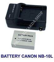 (Saving Set 1+1) NB-10L / NB10L แบตเตอรี่และแท่นชาร์จสำหรับกล้องแคนนอน Battery and Charger For Canon Powershot G15,G16,G3X,G1X,SX40HS,SX50HS,SX60HS BY PRAKARDSAKDA SHOP