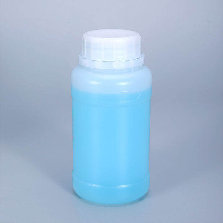 250ml-round-plastic-bottles-with-lid-empty-chemical-liquid-packaging-container-food-grade-hdpe-refillable-bottle-10pcs