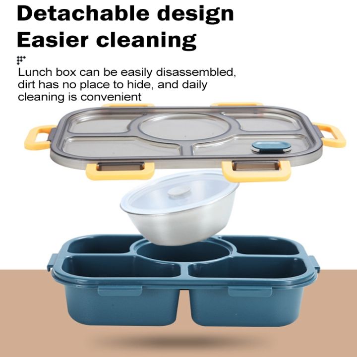 hot-sale-microwave-divided-plate-lunch-box-with-5-compartments-portable-bento-case-separate-dinning-food-tray-for-student-office