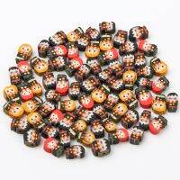 20/50pcs Polymer Clay Spacer Beads Cartoon Character 11x7mm Colorful Beads For Jewelry Making DIY Jewelry Key Chain Accessories