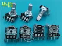 ALPHA 12ประเภทแนวนอน Potentiometer A2K A50K C100K A250K จับด้าย15MMF